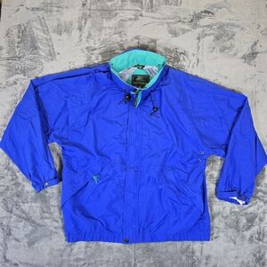 Vintage Field & Stream Vantage Cloth Rain Windbreaker Jacket Size 1XL Big XL